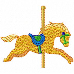 Horses Embroidery Design 3